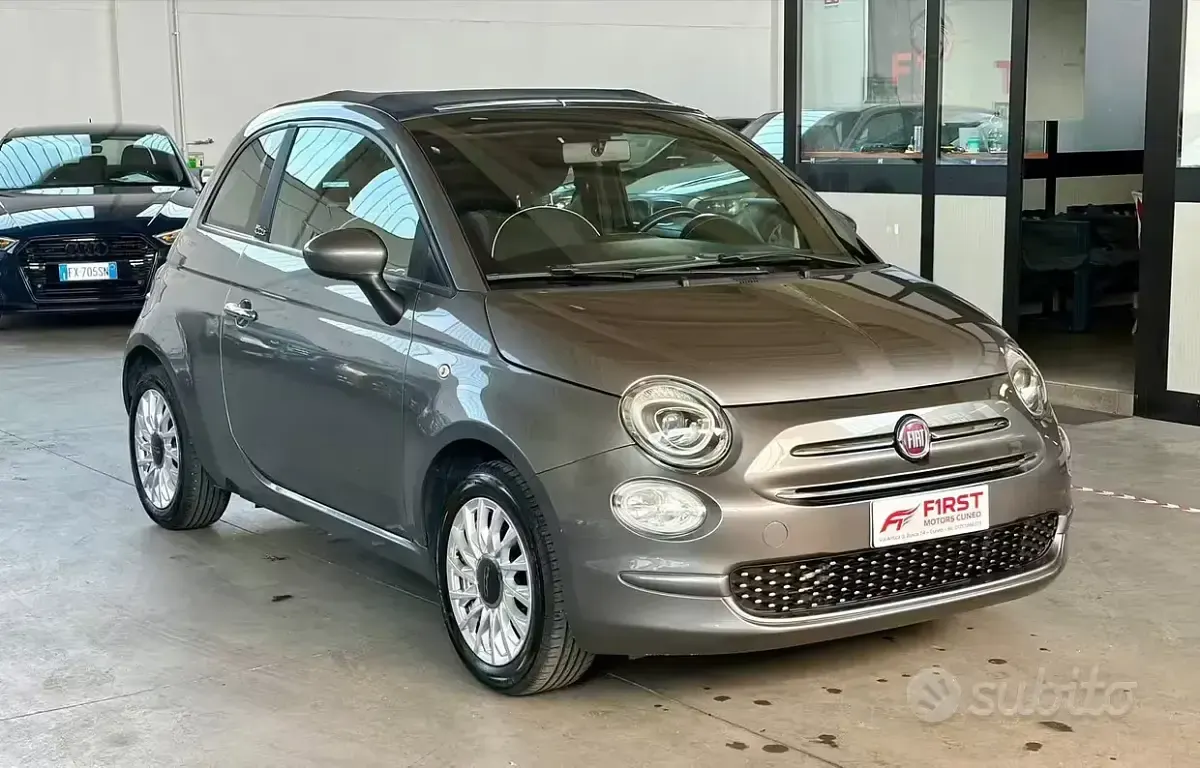 Usata Fiat 500C Dolcevita 69 CV (50 kW) 2020 Grigio Cabrio