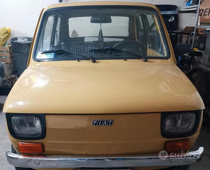 Usata Fiat 126 1970 Giallo Utilitaria