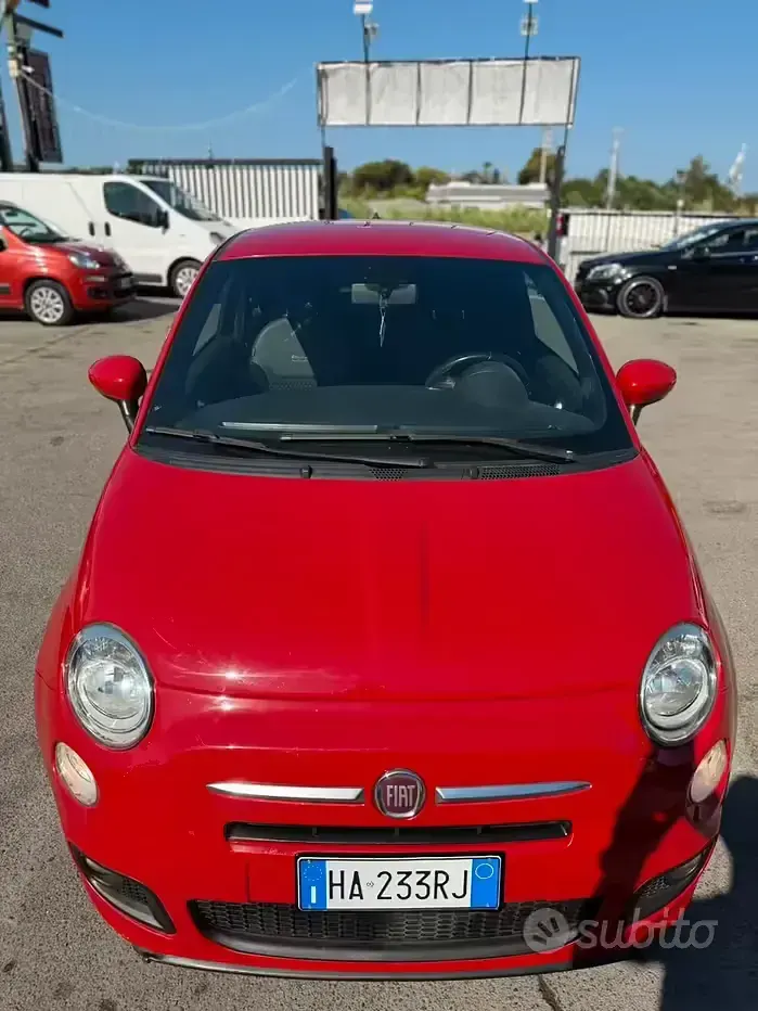 Usata Fiat 500 Sport 69 CV (50 kW) 2014 Rosso Berlina