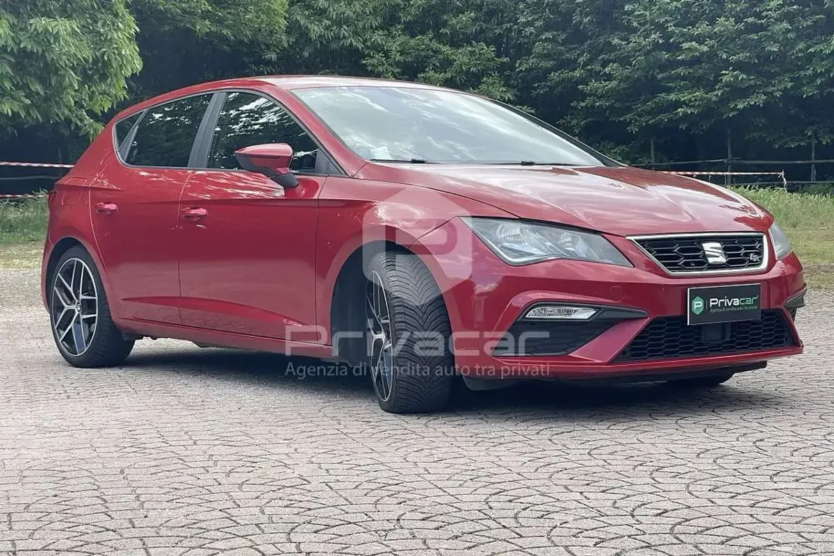 Usata Seat Leon FR 131 CV (96 kW) 2019 Rosso Berlina