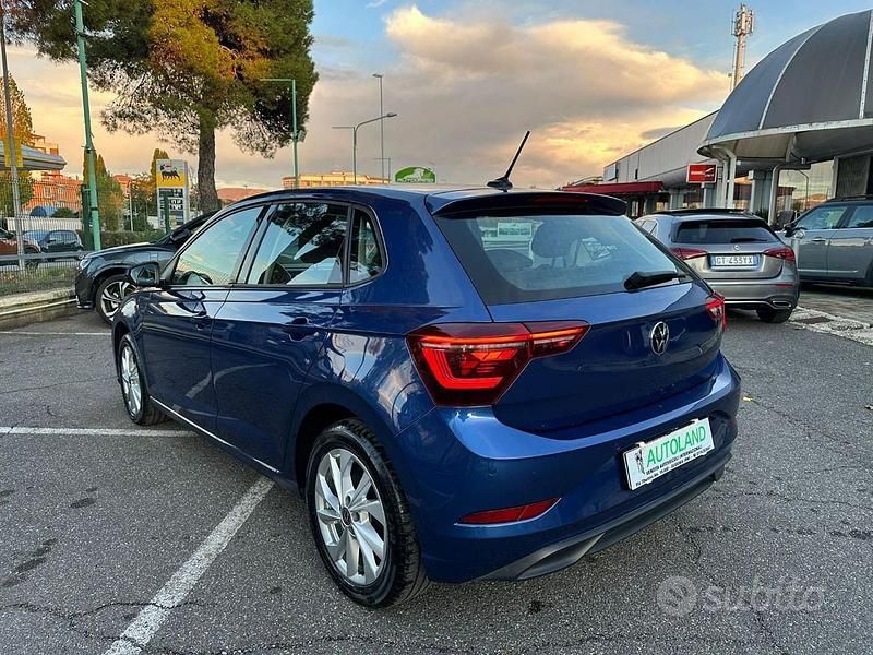 Begagnad VW Polo Style 95 HK (69 kW) 2022 Blå Halvkombi