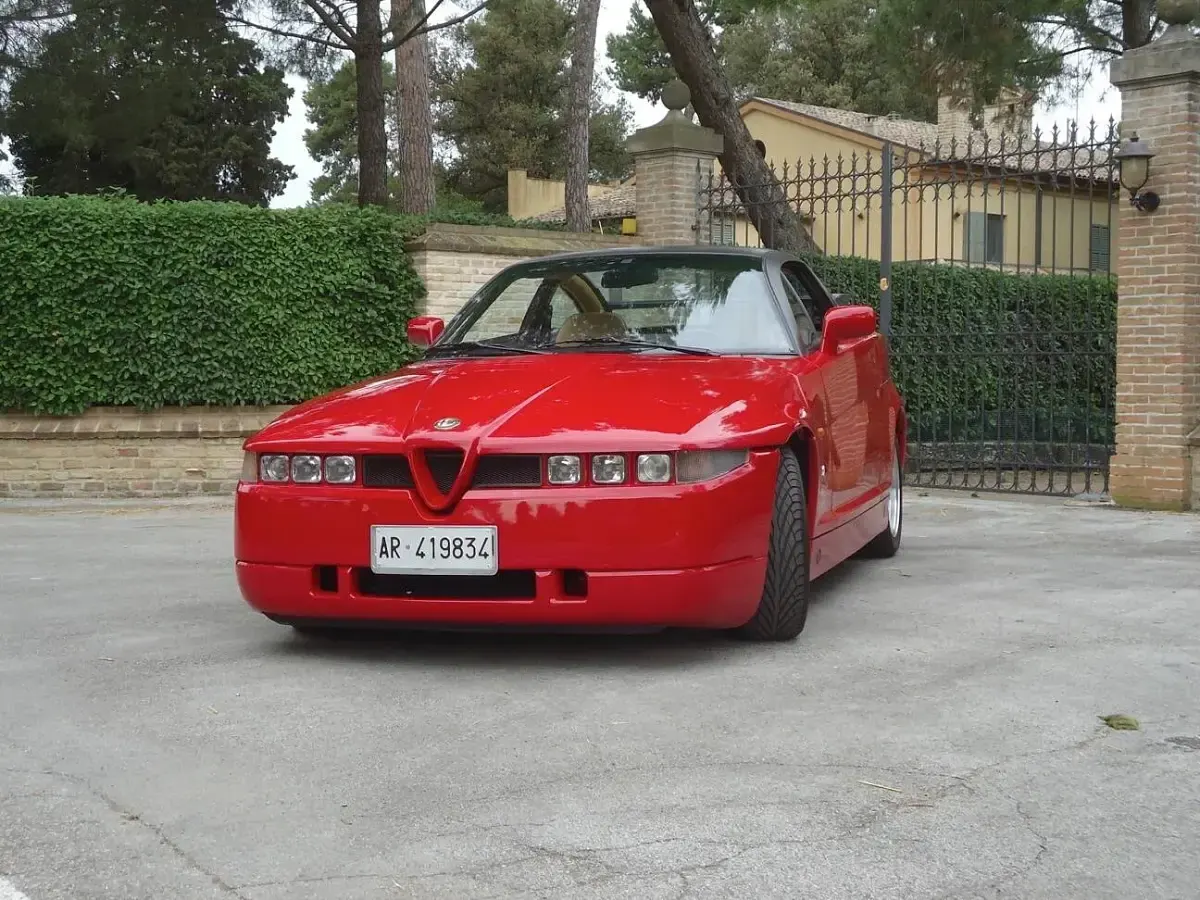 Usata Alfa Romeo SZ/RZ 210 CV (154 kW) 1990 Rosso Coupé