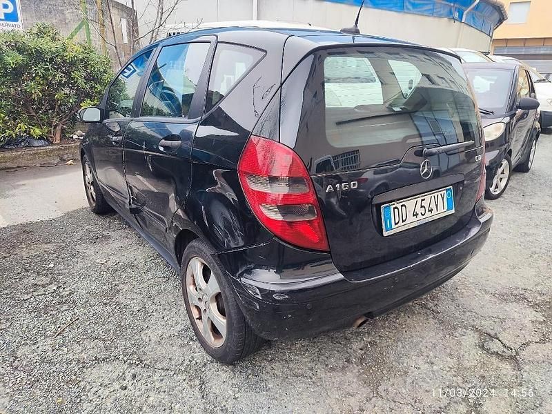 Usata Mercedes A160 Avantgarde 82 CV (60 kW) 2006 Nero Berlina