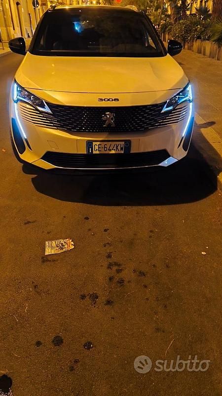 Usata Peugeot 3008 GT 131 CV (96 kW) 2021 Bianco Berlina