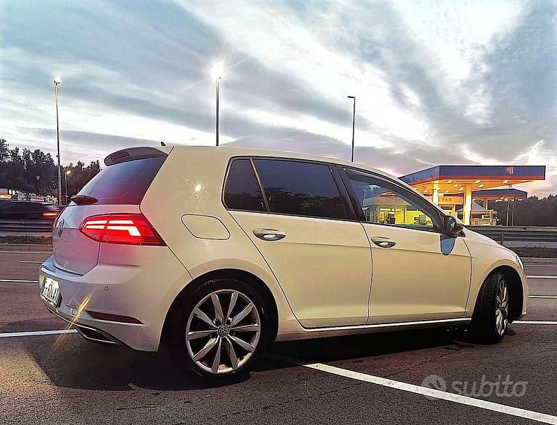 Usata VW Golf VII 2018 Bianco Berlina