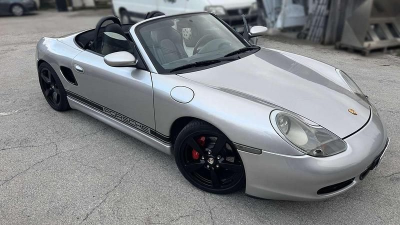 Usata Porsche Boxster S 252 CV (185 kW) 2002 Argento Cabrio