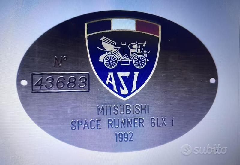 Usata Mitsubishi Space Runner 1992 Blu Monovolume