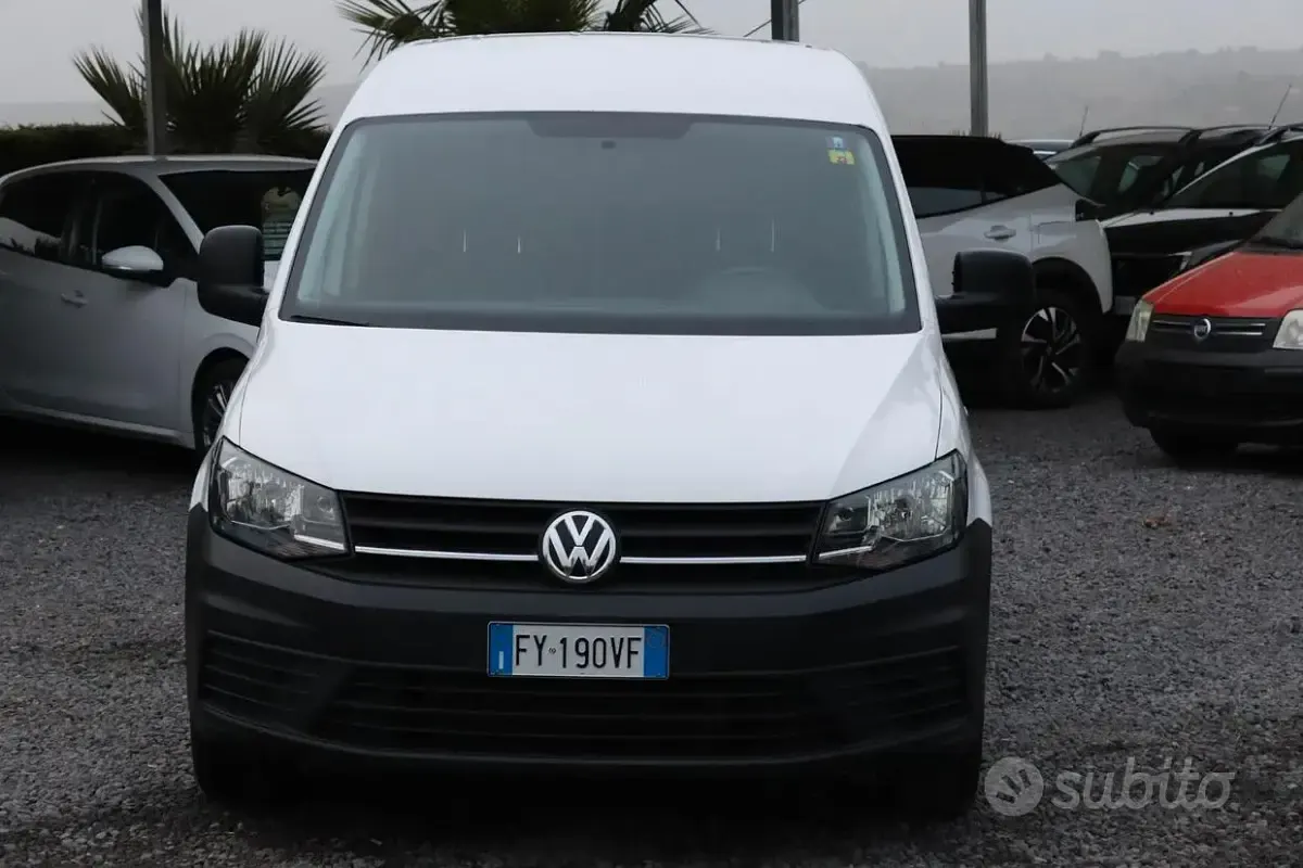 Usata VW Caddy Business 75 CV (55 kW) 2019 Bianco Monovolume