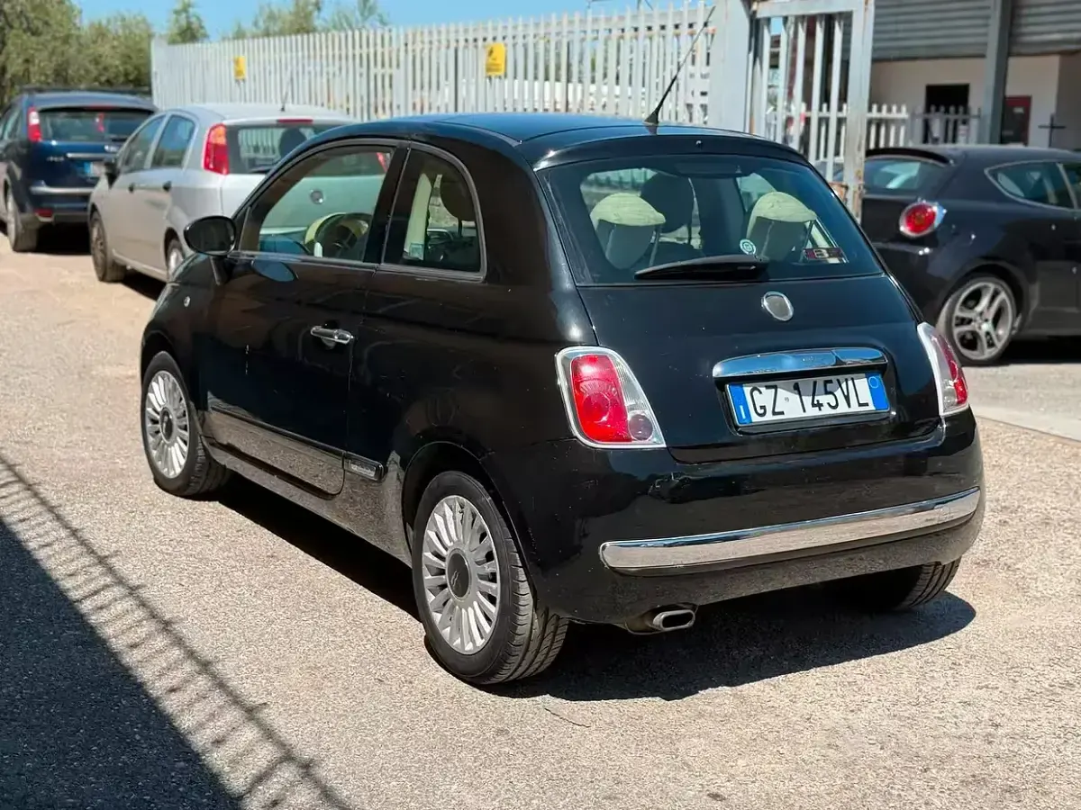 Usata Fiat 500 Lounge 69 CV (50 kW) 2009 Nero Cabrio