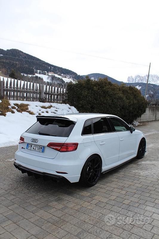 Usata Audi RS3 400 CV (294 kW) 2017 Bianco Berlina