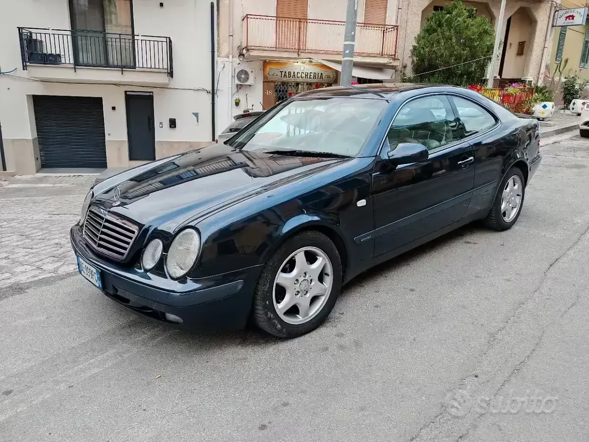 Usata Mercedes CLK200 192 CV (141 kW) 1998 Blu Coupé