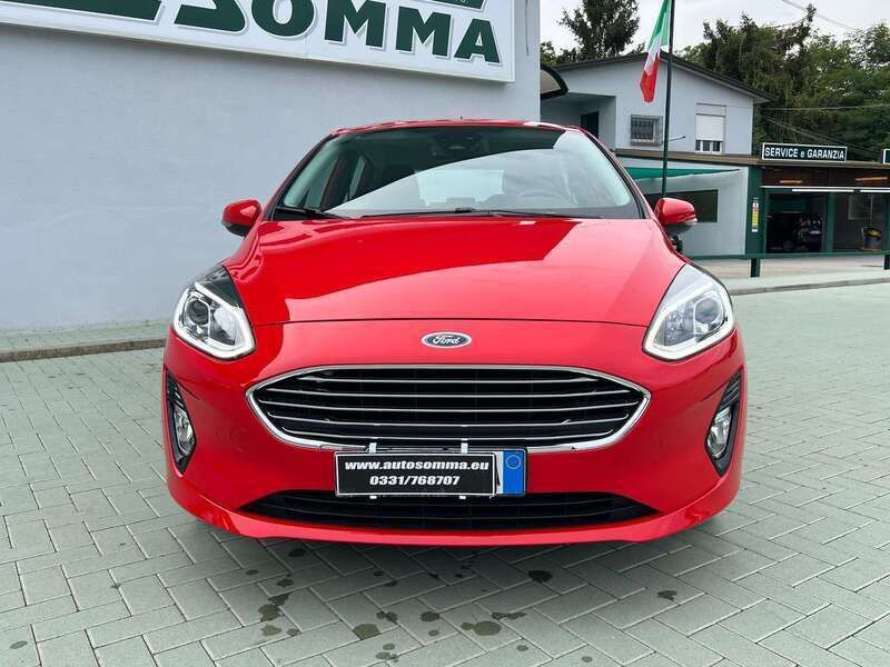 Usata Ford Fiesta Titanium 75 CV (55 kW) 2021 Rosso Utilitaria