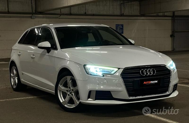 Usata Audi A3 2018 Bianco Berlina
