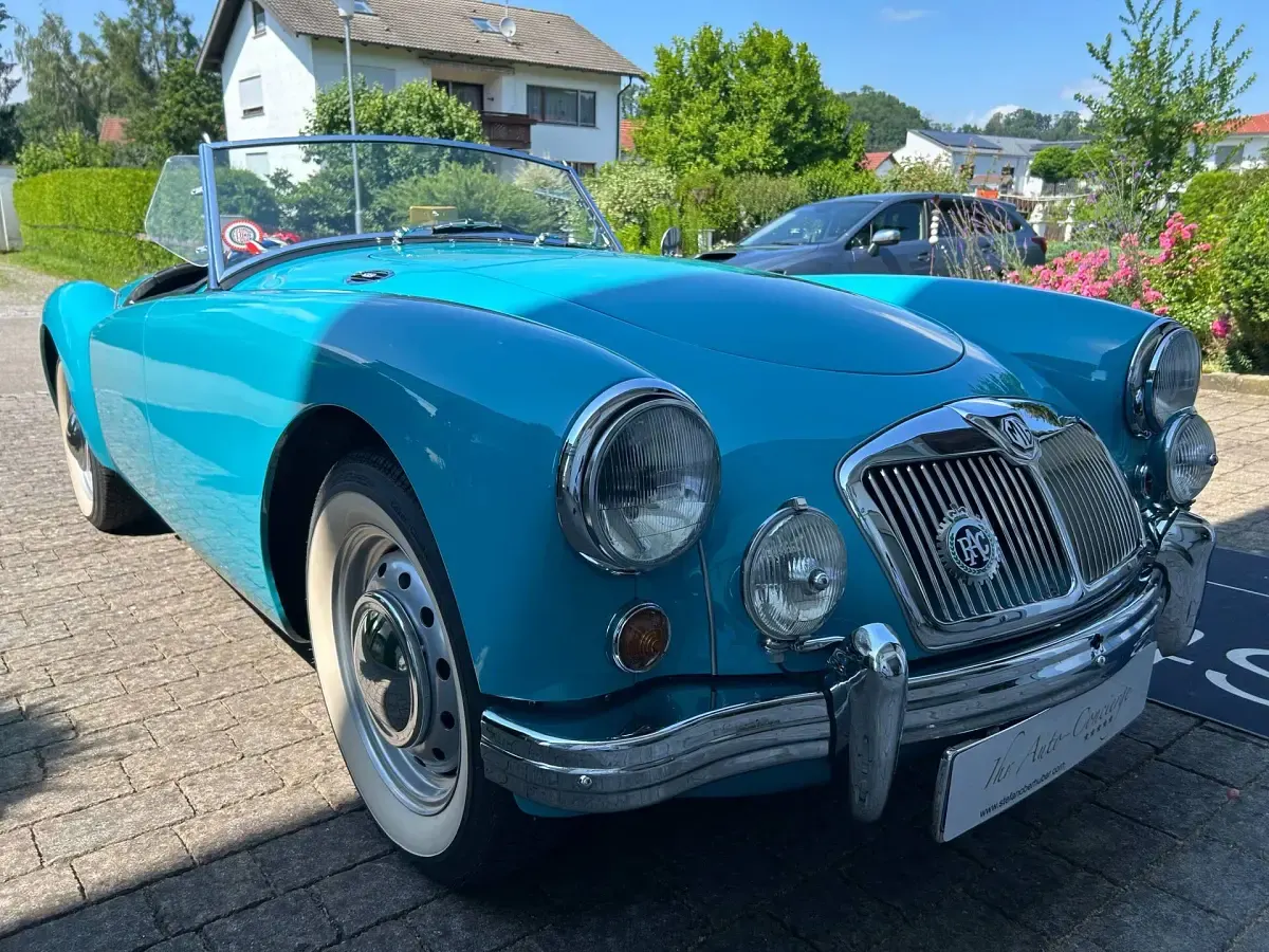 Usata MG MGA 72 CV (52 kW) 1959 Blu Cabrio