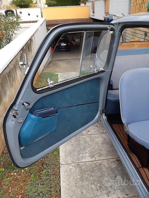 Usata Fiat 600 1950 Grigio Cabrio