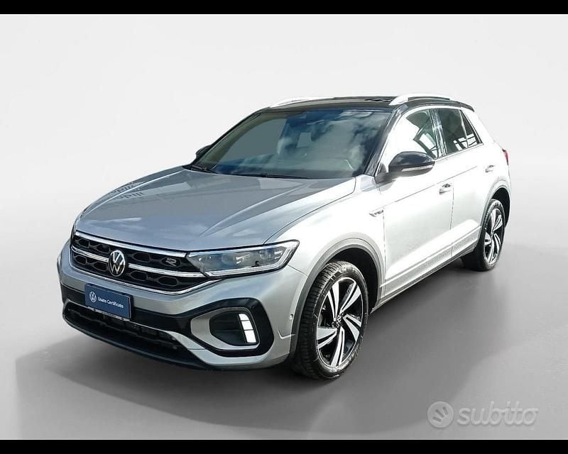 Grigio Usata 2023 VW T-Roc R-line SUV | 26.500 € (Buon prezzo) - Immagine 1/4