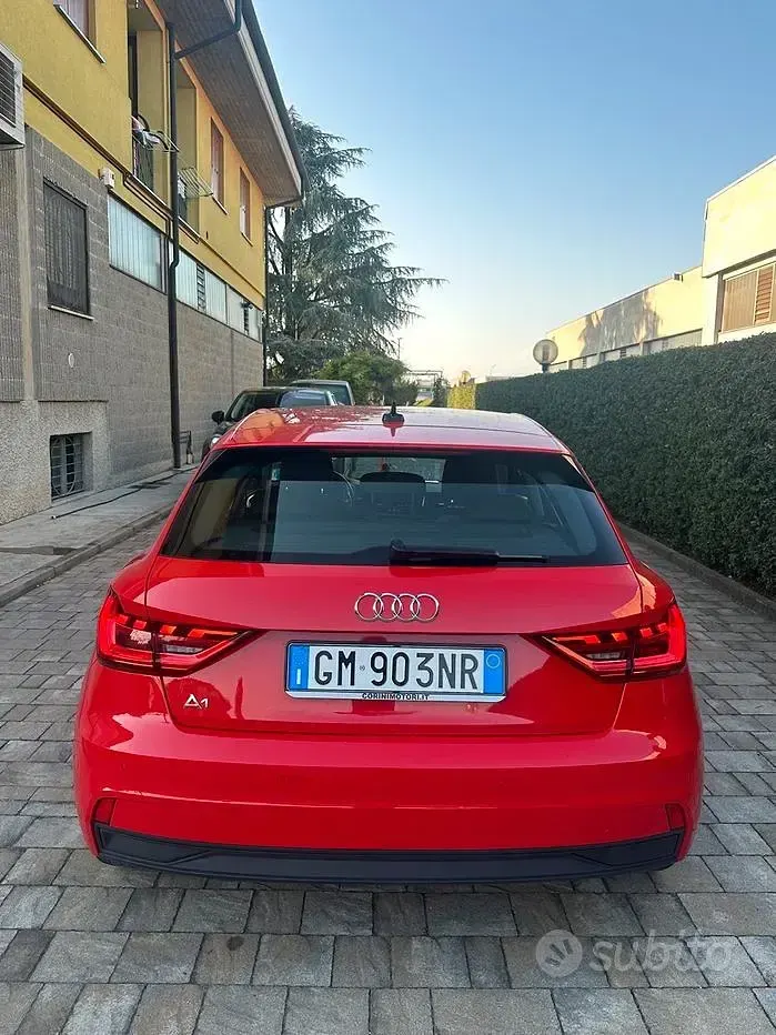 Usata Audi A1 Sportback 95 CV (69 kW) 2023 Rosso Utilitaria