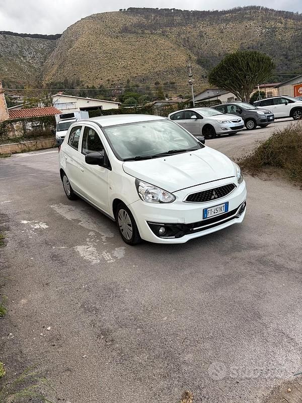 Usata Mitsubishi Space Star 71 CV (52 kW) 2018 Bianco Berlina