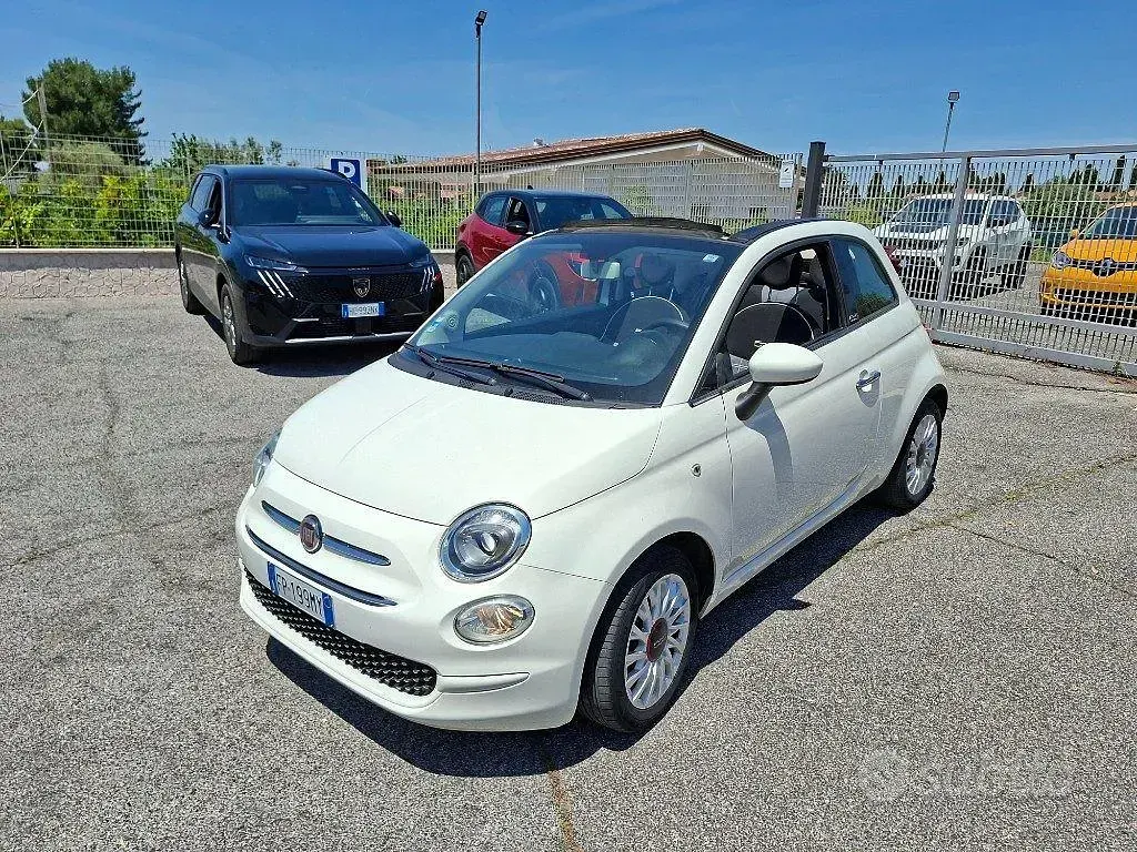 Usata Fiat 500C Lounge 69 CV (50 kW) 2018 Bianco Cabrio