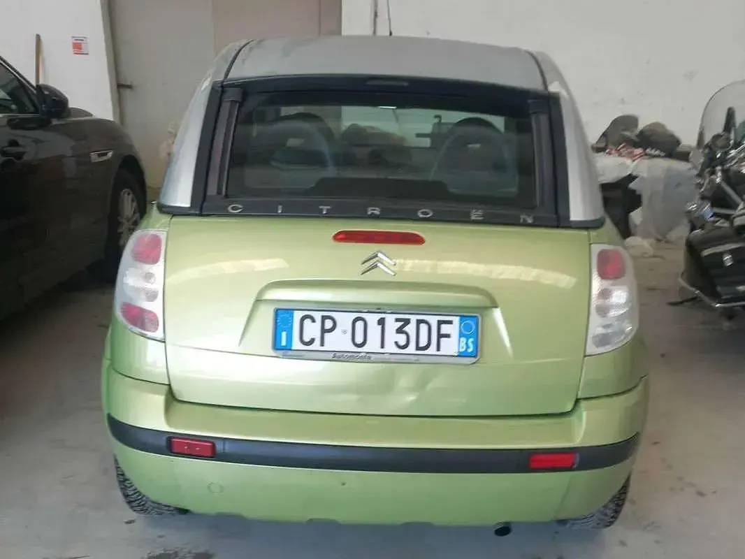 Usata Citroën C3 Pluriel 68 CV (50 kW) 2004 Verde Cabrio