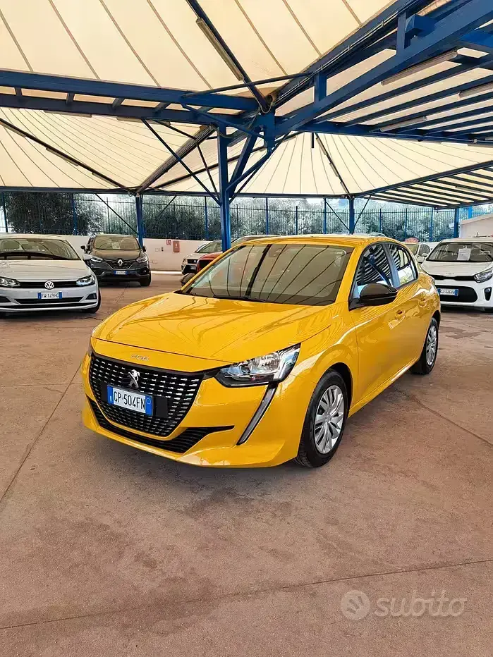 Usata Peugeot 208 Active 75 CV (55 kW) 2023 Giallo Utilitaria