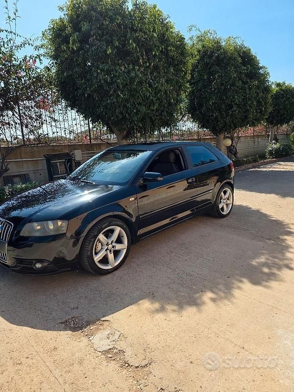 Usata Audi A3 140 CV (102 kW) 2008 Nero Utilitaria