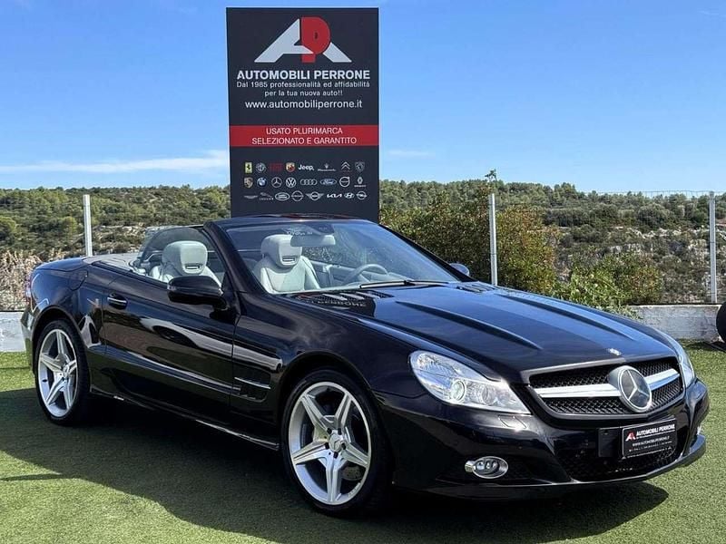 Usata Mercedes SL500 AMG 386 CV (283 kW) 2008 Nero ossidiana Cabrio