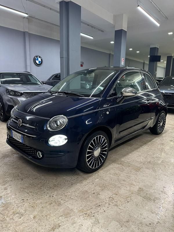 Usata Fiat 500 Lounge 95 CV (69 kW) 2017 Blu Berlina
