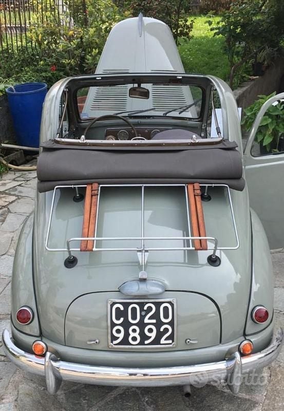 Usata Fiat Topolino 1950 Verde Utilitaria