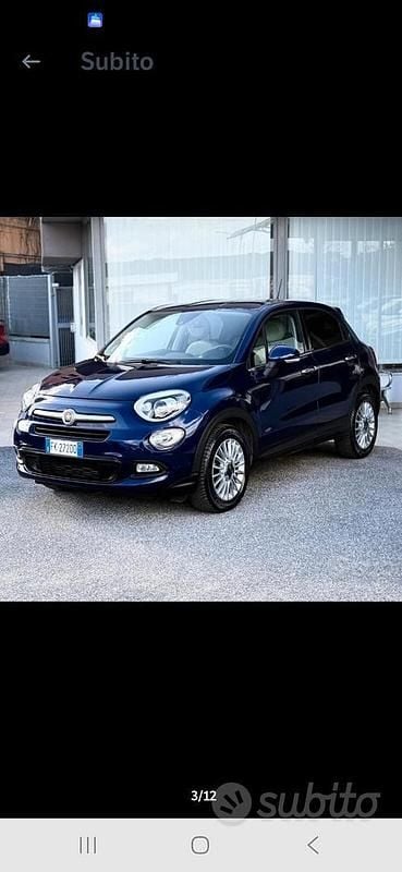 Usata Fiat 500X Lounge 120 CV (88 kW) 2017 Blu SUV