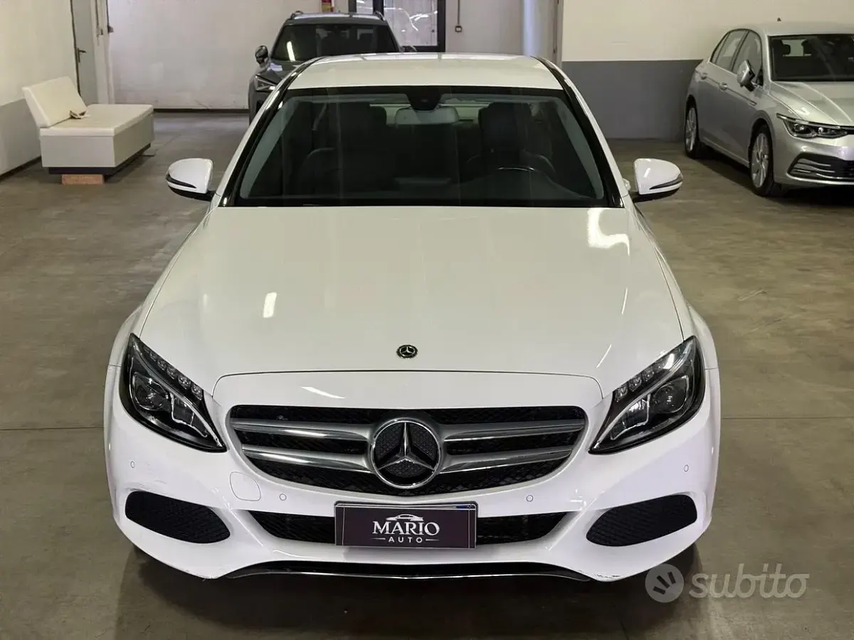 Usata Mercedes C200 Premium 136 CV (100 kW) 2018 Bianco Berlina