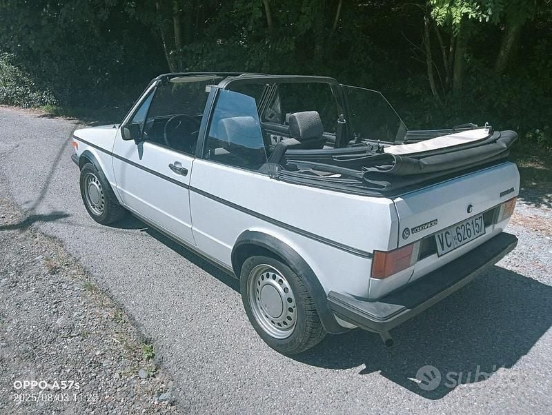 Usata VW Golf Cabriolet 1983 Bianco Cabrio