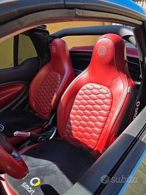 Usata Smart ForTwo Cabrio Brabus 115 CV (84 kW) 2017 Grigio Cabrio