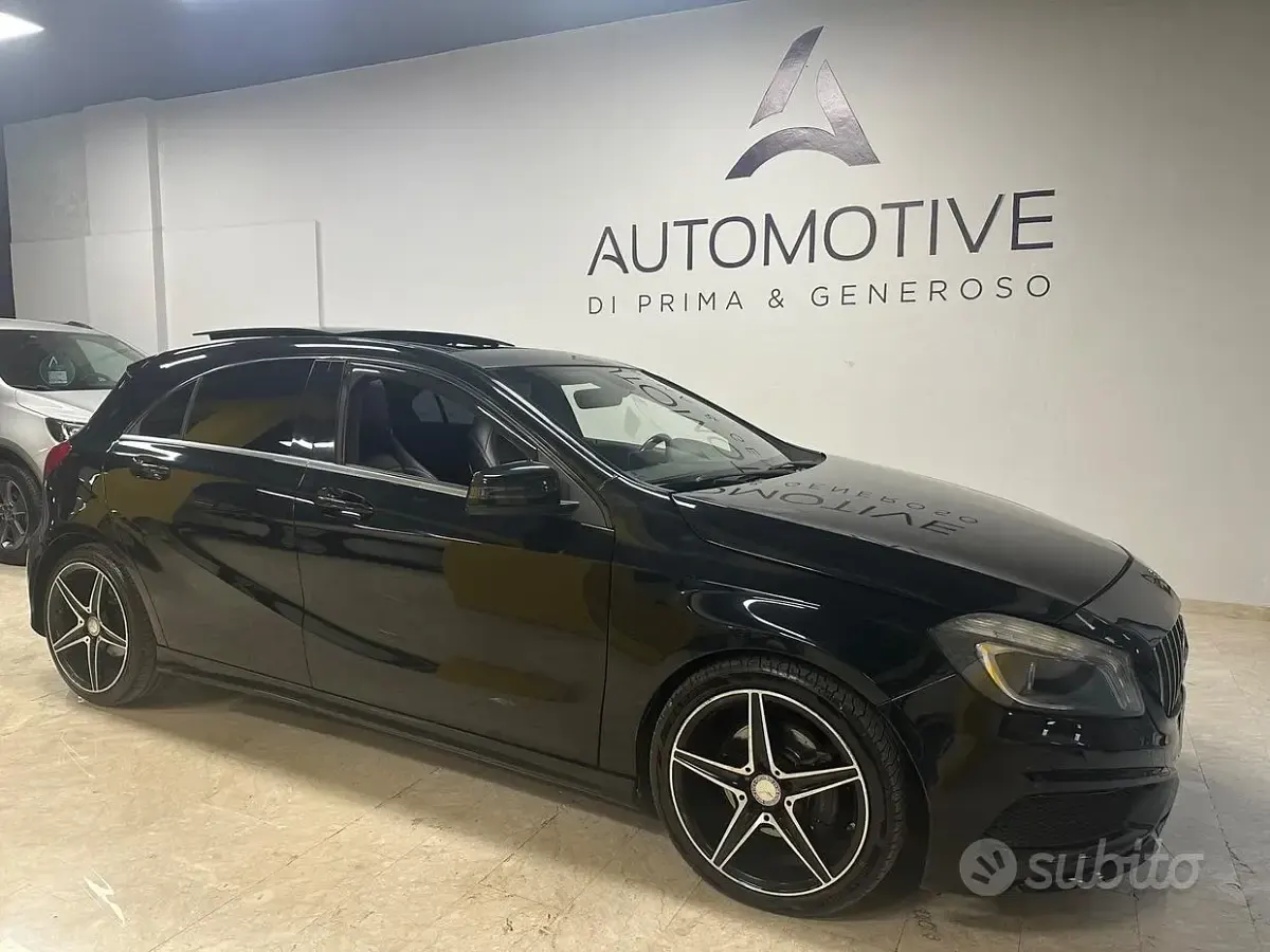 Usata Mercedes A200 Premium 136 CV (100 kW) 2014 Nero Utilitaria