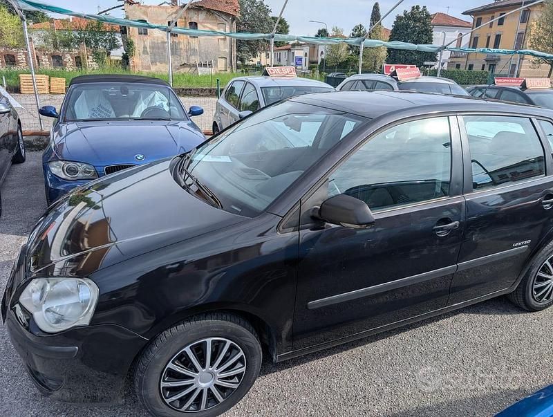 Usata VW Polo Comfortline 70 CV (51 kW) 2008 Nero Utilitaria