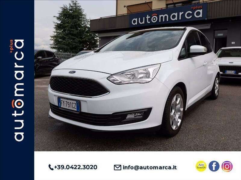 Bianco Usata 2019 Ford C-MAX S Monovolume | 13.900 € (Cara) - Immagine 1/4