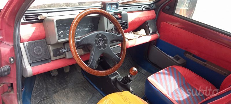 Usata Fiat Panda 4x4 54 CV (39 kW) 2003 Rosso Utilitaria