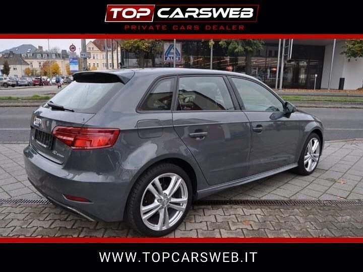 Usata Audi A3 Sportback S-Line 149 CV (109 kW) 2019 Grigio Utilitaria
