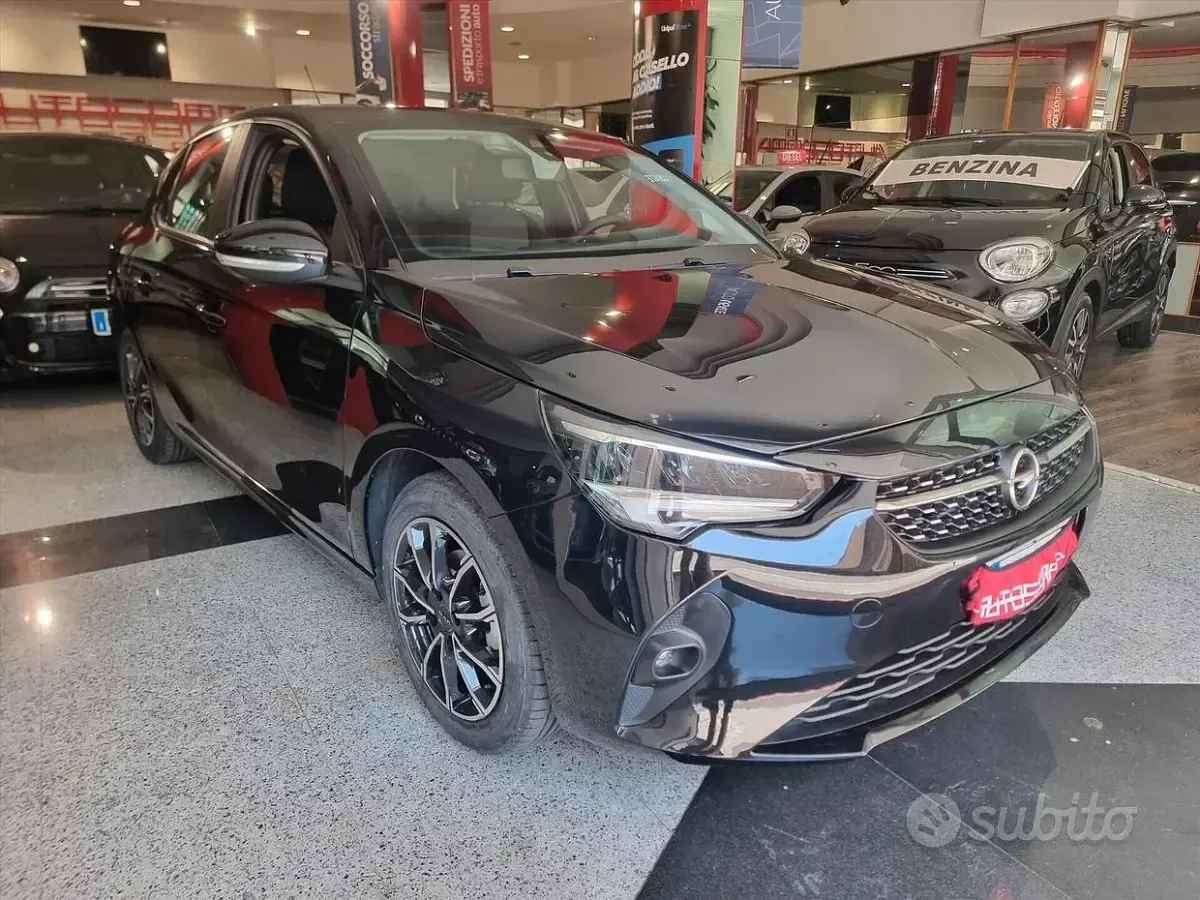 Usata Opel Corsa Edition 75 CV (55 kW) 2021 Nero Utilitaria