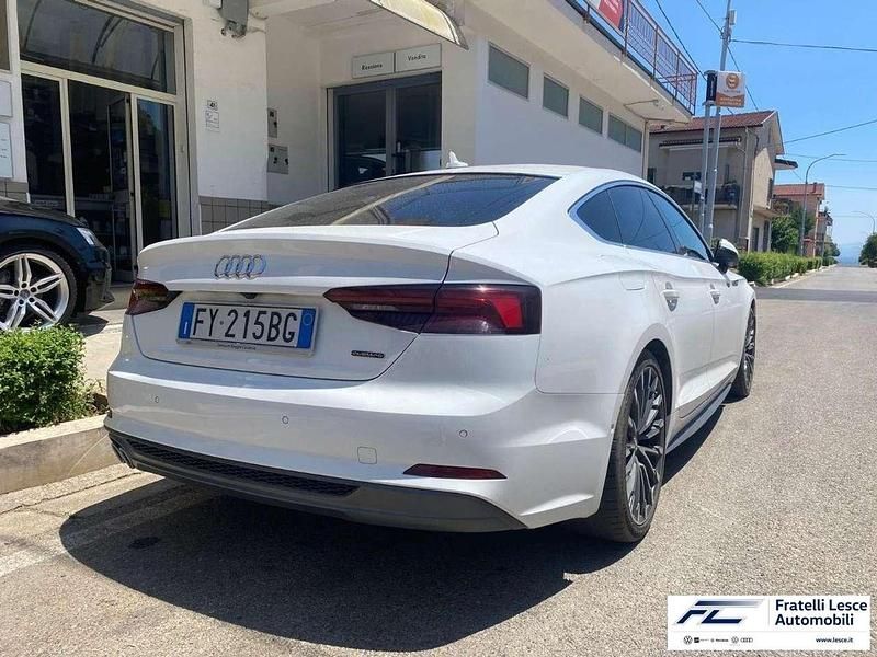 Usata Audi A5 S-Line 140 CV (102 kW) 2018 Bianco Coupé