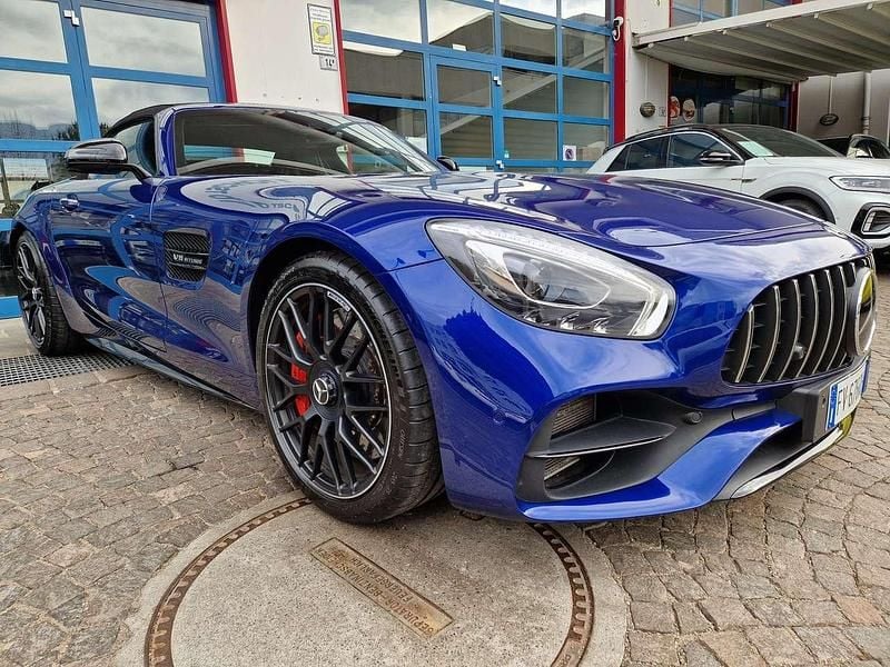 Usata Mercedes AMG GT AMG 557 CV (409 kW) 2018 Brillant blau metallic Cabrio