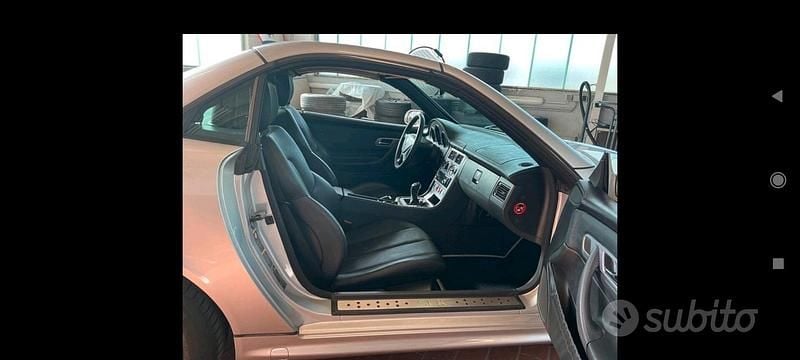 Usata Mercedes SLK200 Edition 163 CV (119 kW) 2003 Grigio Cabrio