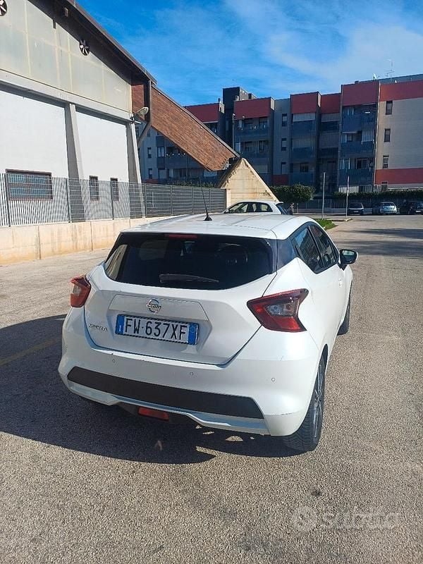 Usata Nissan Micra 71 CV (52 kW) 2019 Bianco Utilitaria