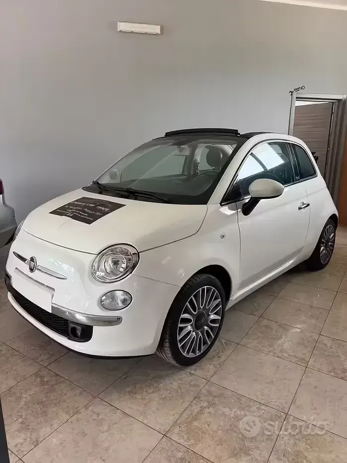 Usata Fiat 500 Lounge 69 CV (50 kW) 2014 Bianco