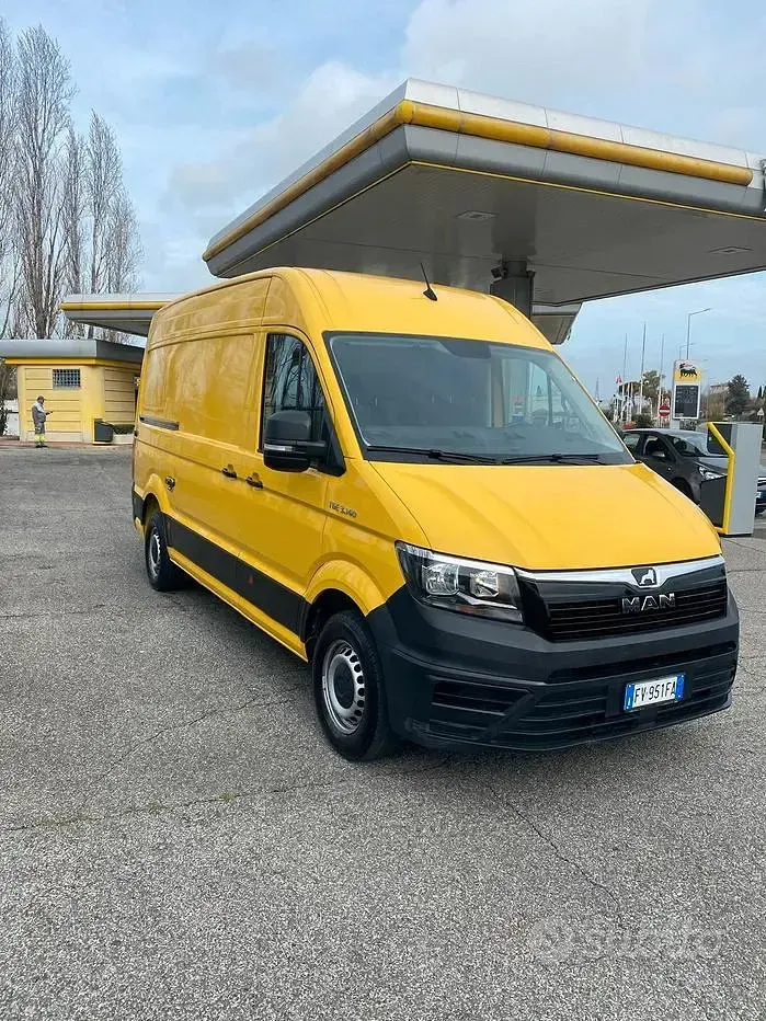 Usata MAN TGE 136 CV (100 kW) 2019 Giallo Furgone