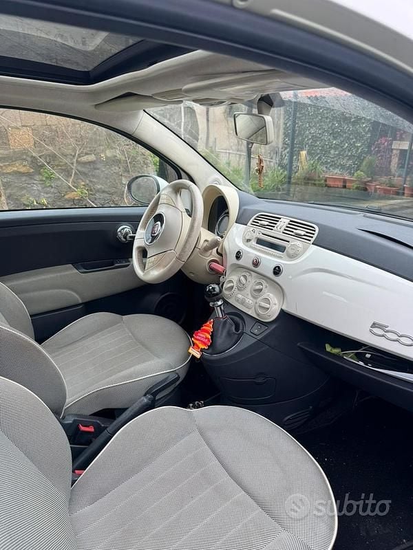 Usata Fiat 500 85 CV (62 kW) 2012 Bianco Berlina