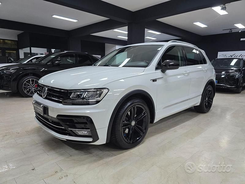 Usata VW Tiguan R-line BlueMotion 150 CV (110 kW) 2020 Bianco SUV