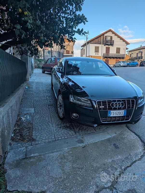 Usata Audi A5 S-Line 240 CV (176 kW) 2008 Nero Coupé