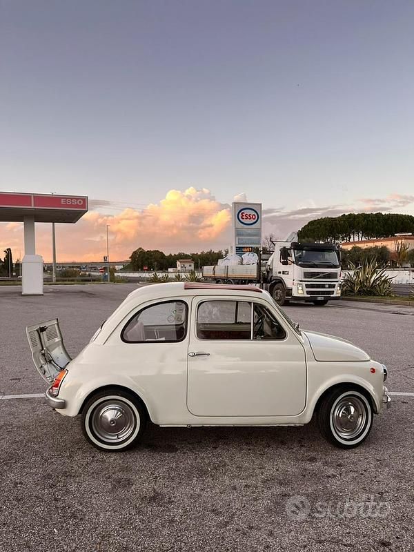 Usata Fiat 500 1970 Bianco Utilitaria