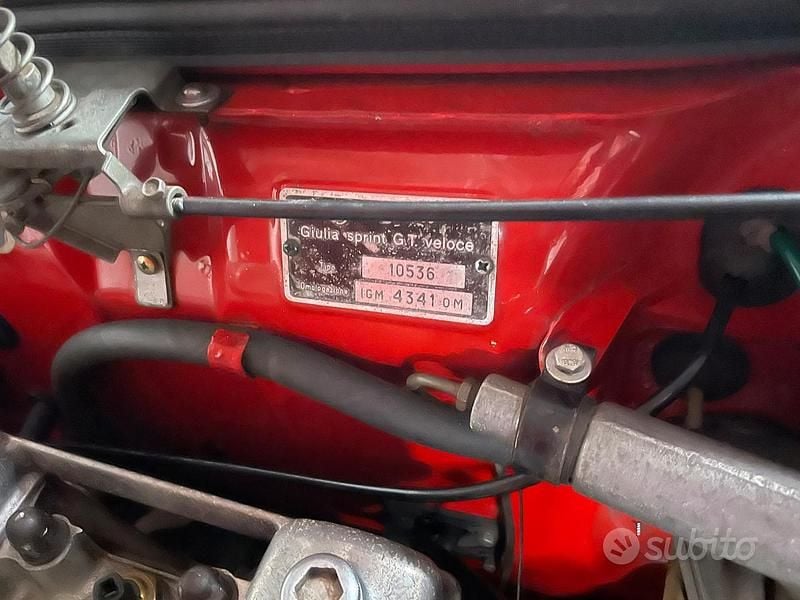 Usata Alfa Romeo Giulia Sprint Sprint 1960 Rosso Coupé